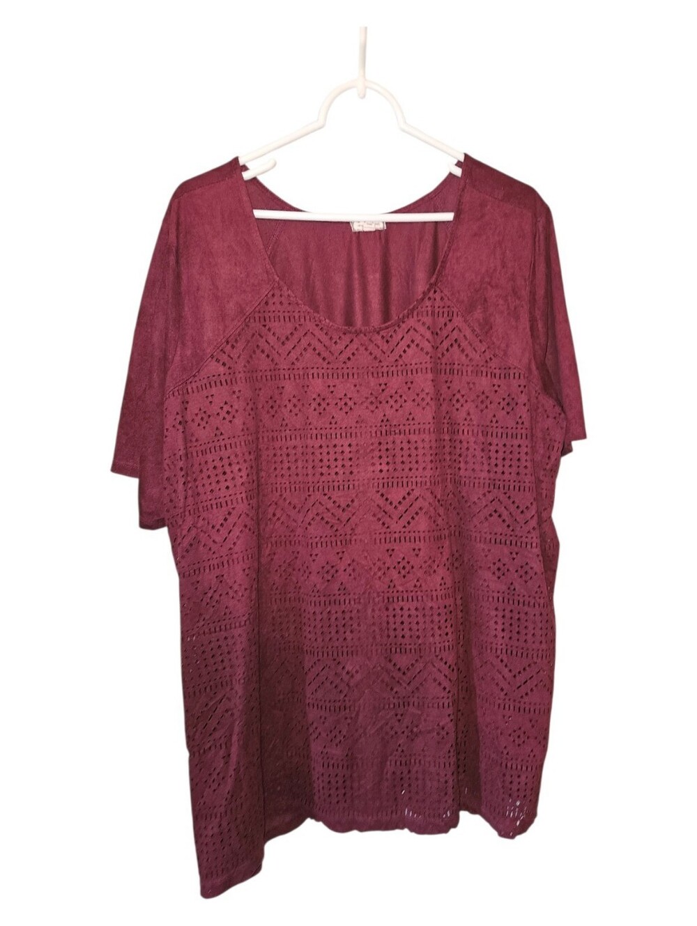 3X Eyeshadow Sueded Top
